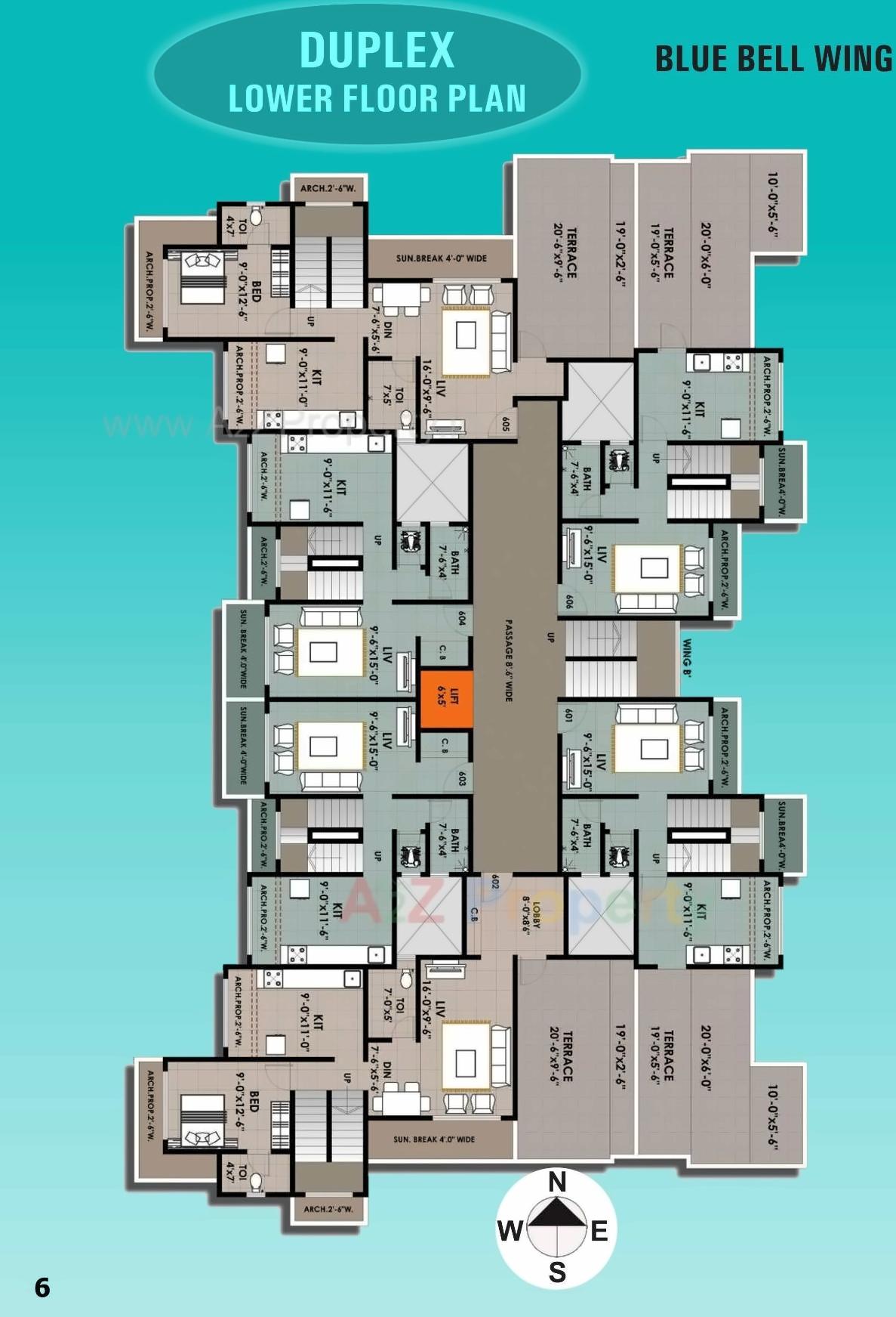 Layout of real estate project Shankar Heights Krishna located at Khuntavali, Thane, Maharashtra