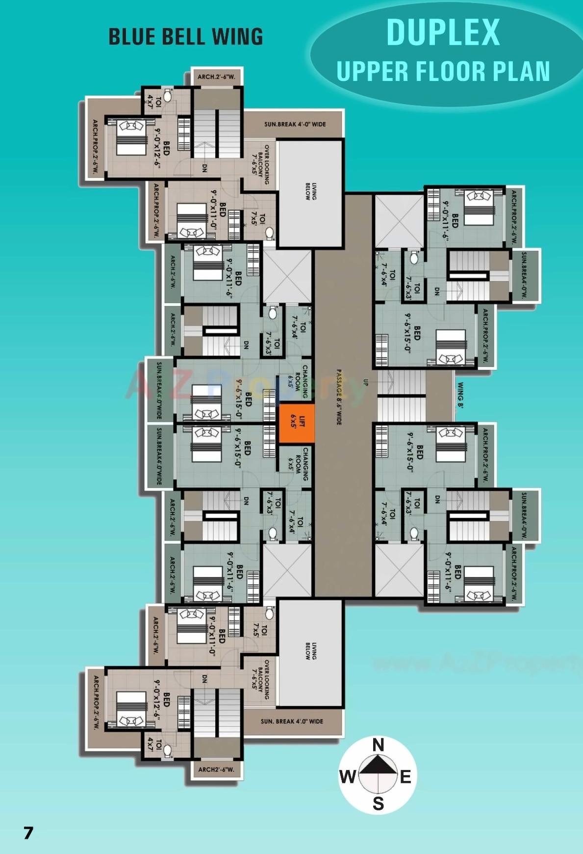 Layout of real estate project Shankar Heights Krishna located at Khuntavali, Thane, Maharashtra