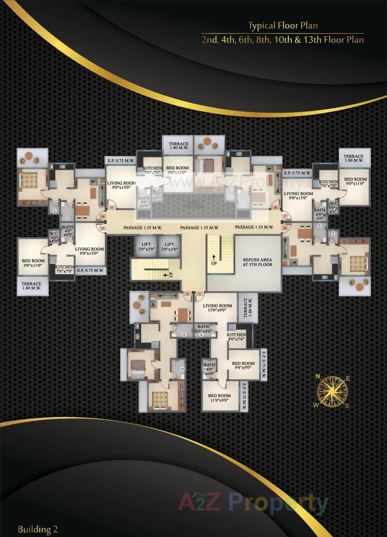 Image 29197 3 2 of real estate project Shankheshwar Crystal located at Titwala, Thane, Maharashtra