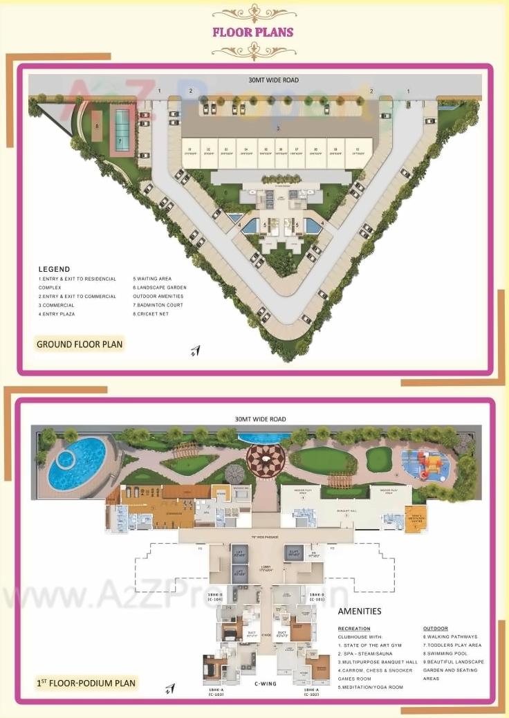 Layout of real estate project Shanti Luxuria located at Thane-m-corp, Thane, Maharashtra