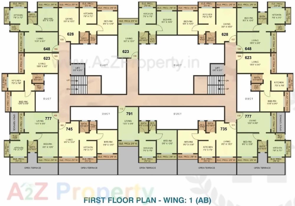 Layout of real estate project Shashwat Park Ab located at Badlapur-m-cl, Thane, Maharashtra