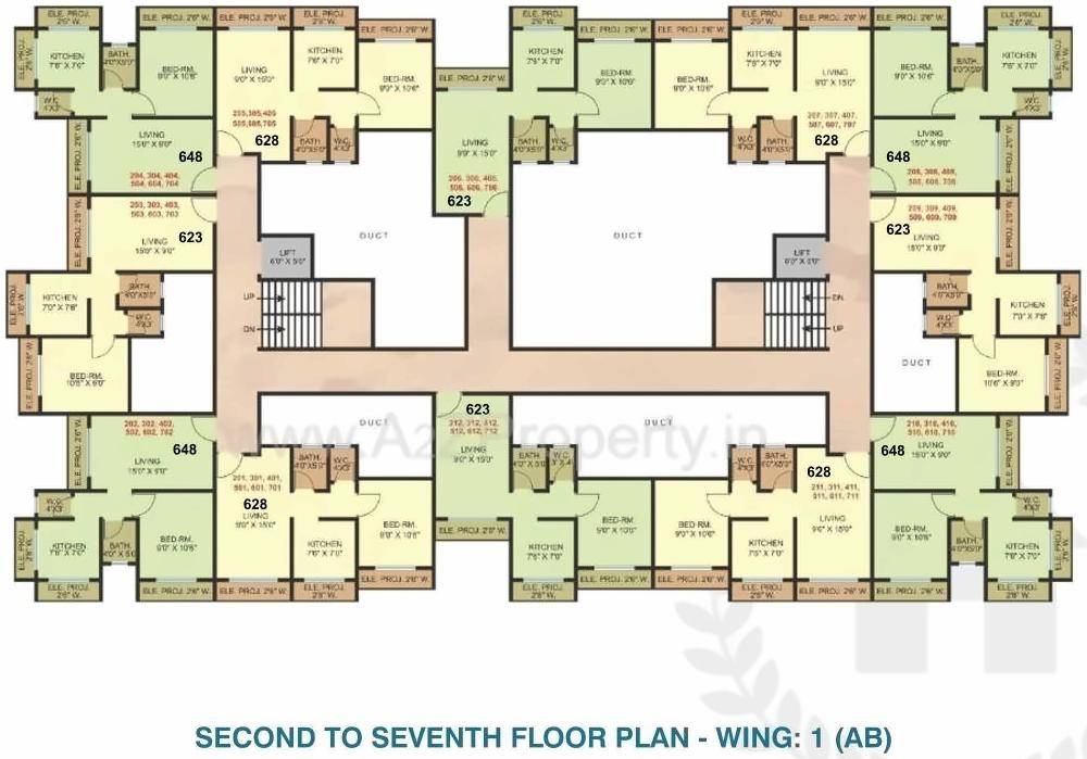 Layout of real estate project Shashwat Park Ab located at Badlapur-m-cl, Thane, Maharashtra