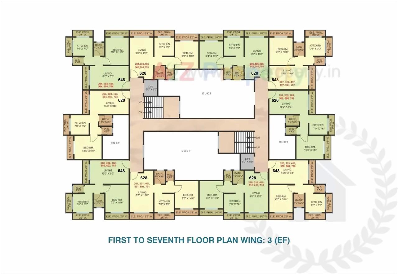 Layout of real estate project Shashwat Park Ab located at Badlapur-m-cl, Thane, Maharashtra