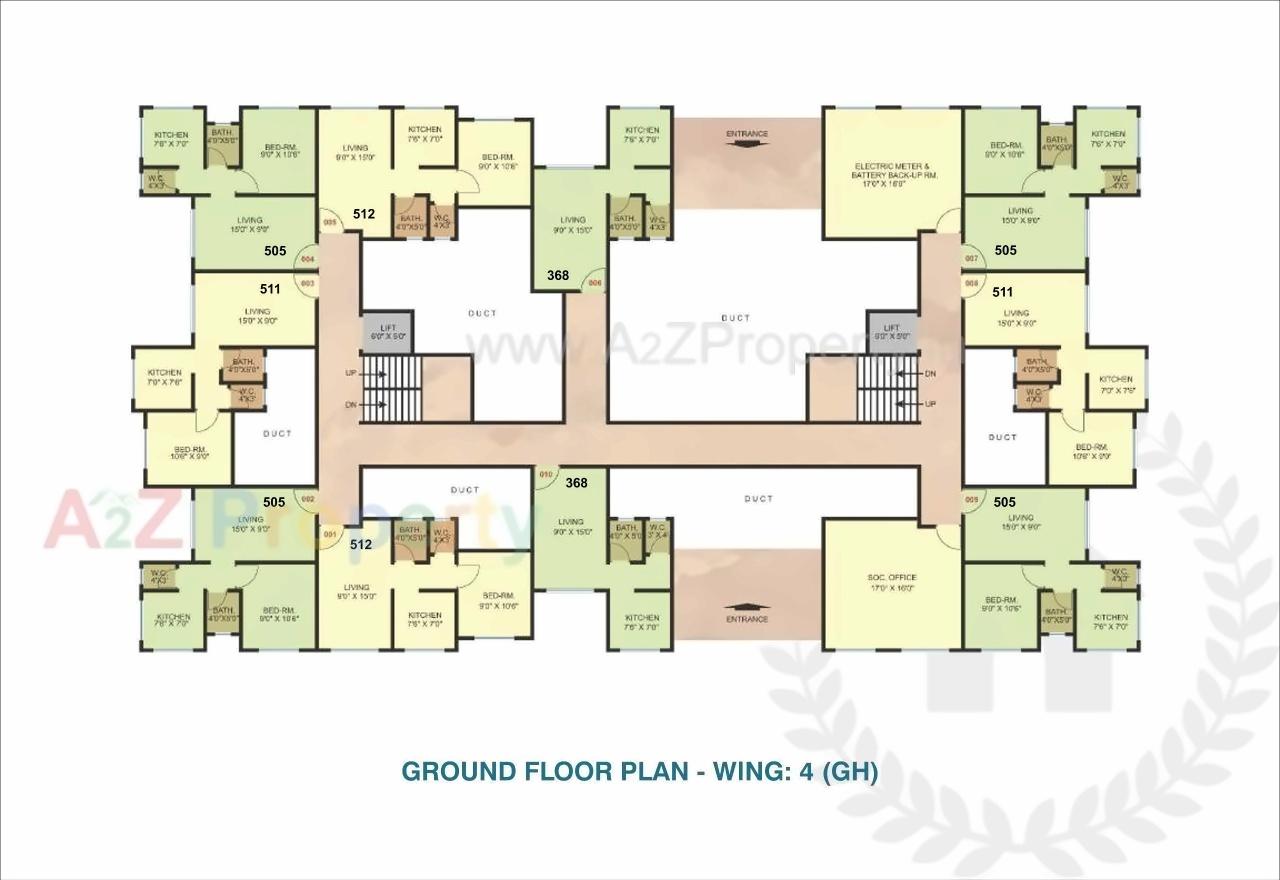 Layout of real estate project Shashwat Park Ab located at Badlapur-m-cl, Thane, Maharashtra