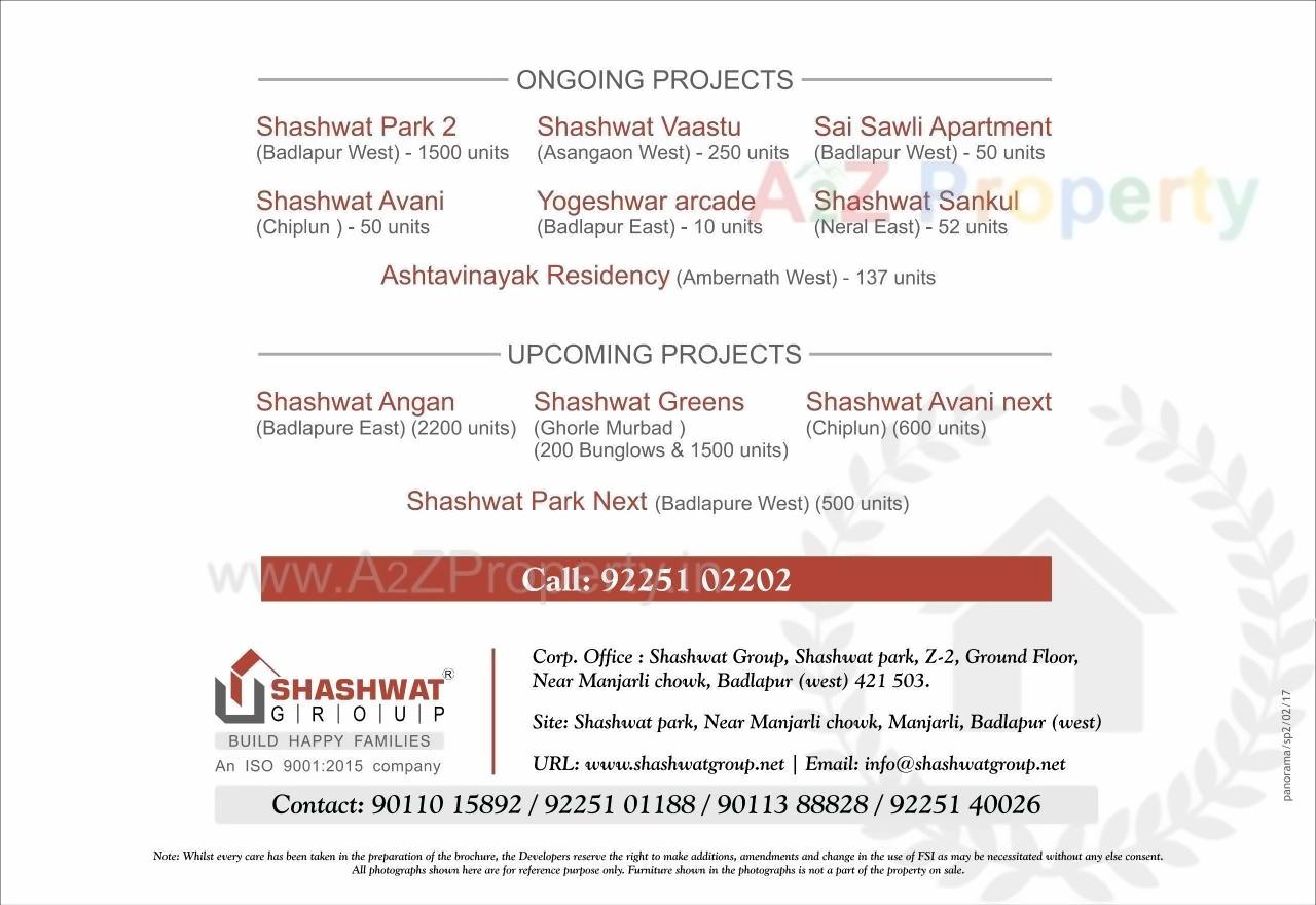  of real estate project Shashwat Park Ab located at Badlapur-m-cl, Thane, Maharashtra