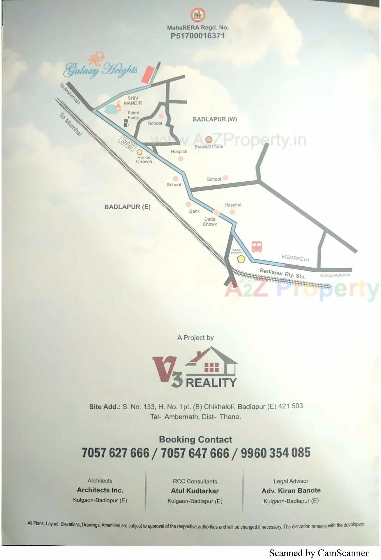  of real estate project Shree Galaxy Heights located at Badlapur-m-cl, Thane, Maharashtra
