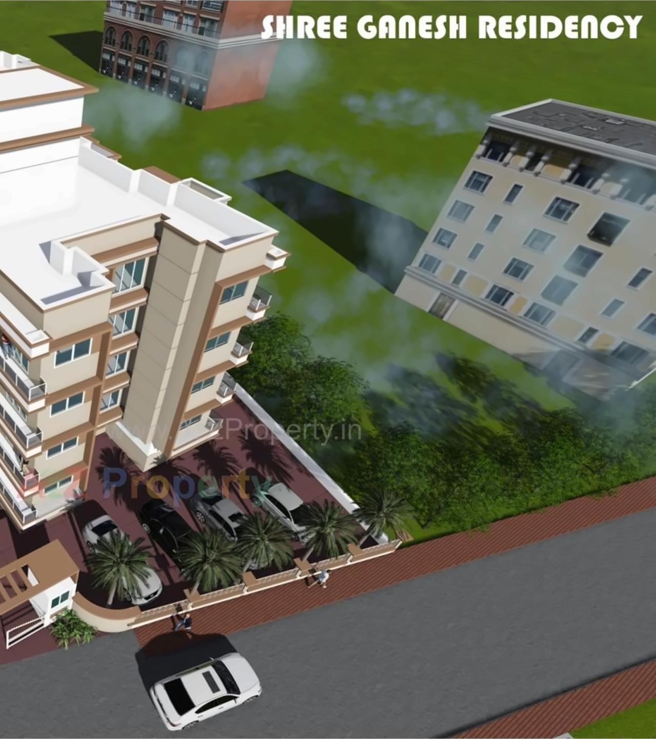 3D Elevation of real estate project Shree Ganesh Residency located at Asangaon-ct, Thane, Maharashtra