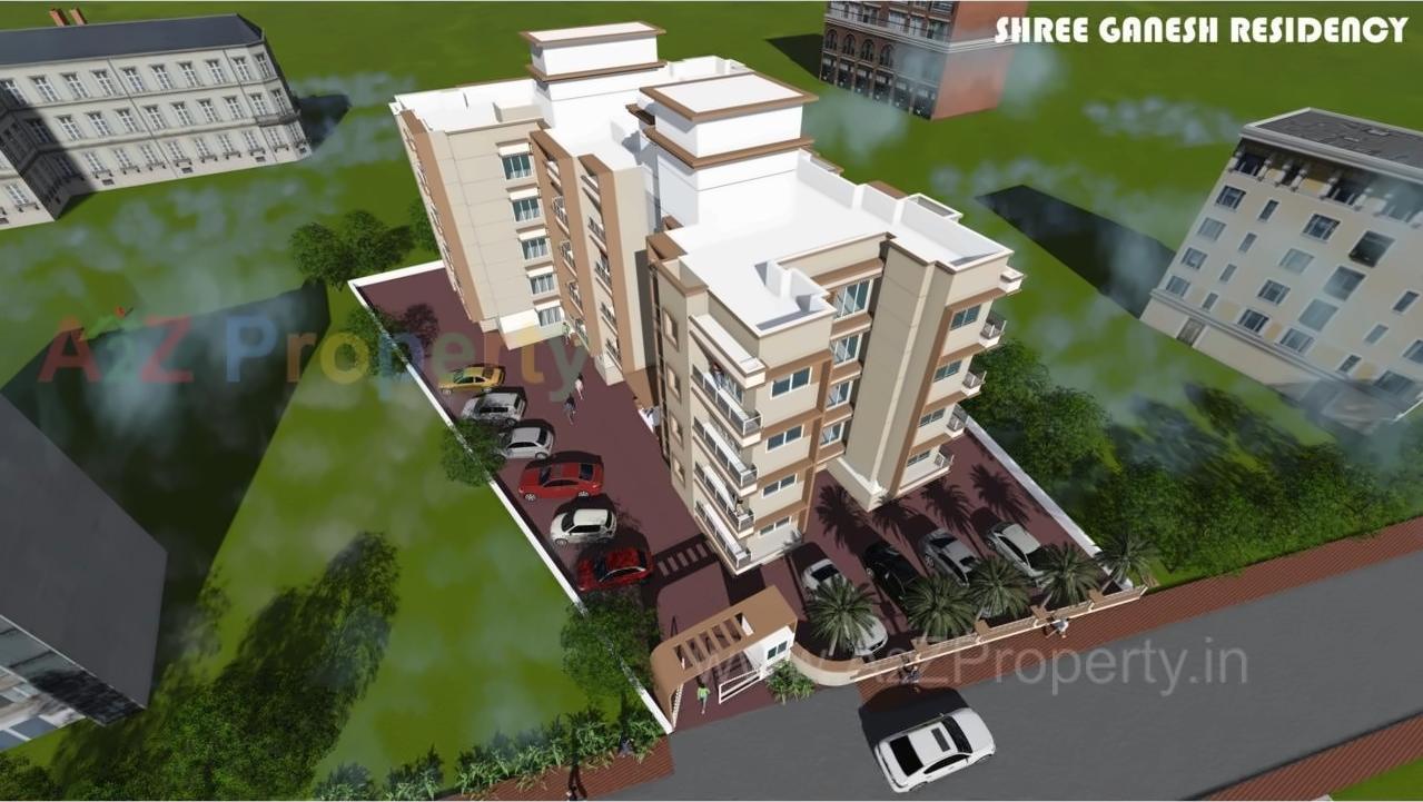 3D Elevation of real estate project Shree Ganesh Residency located at Asangaon-ct, Thane, Maharashtra