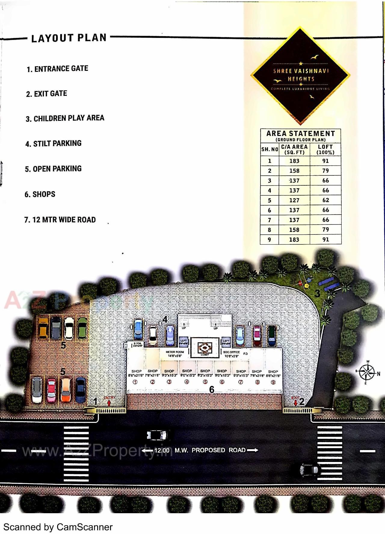  of real estate project Shree Vaishnavi Heights located at Thane-m-corp, Thane, Maharashtra