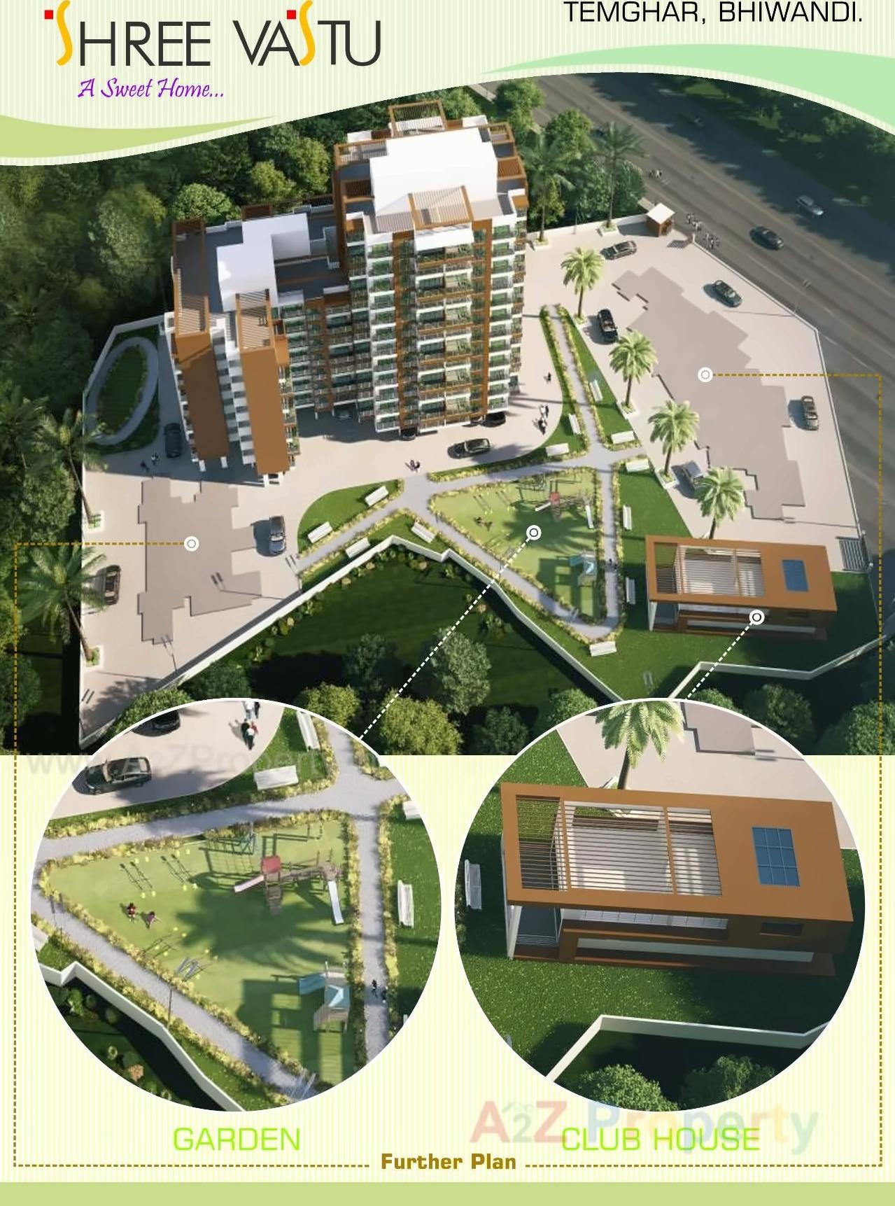 3D Elevation of real estate project Shree Vastu located at Bhiwandi-m-corp, Thane, Maharashtra