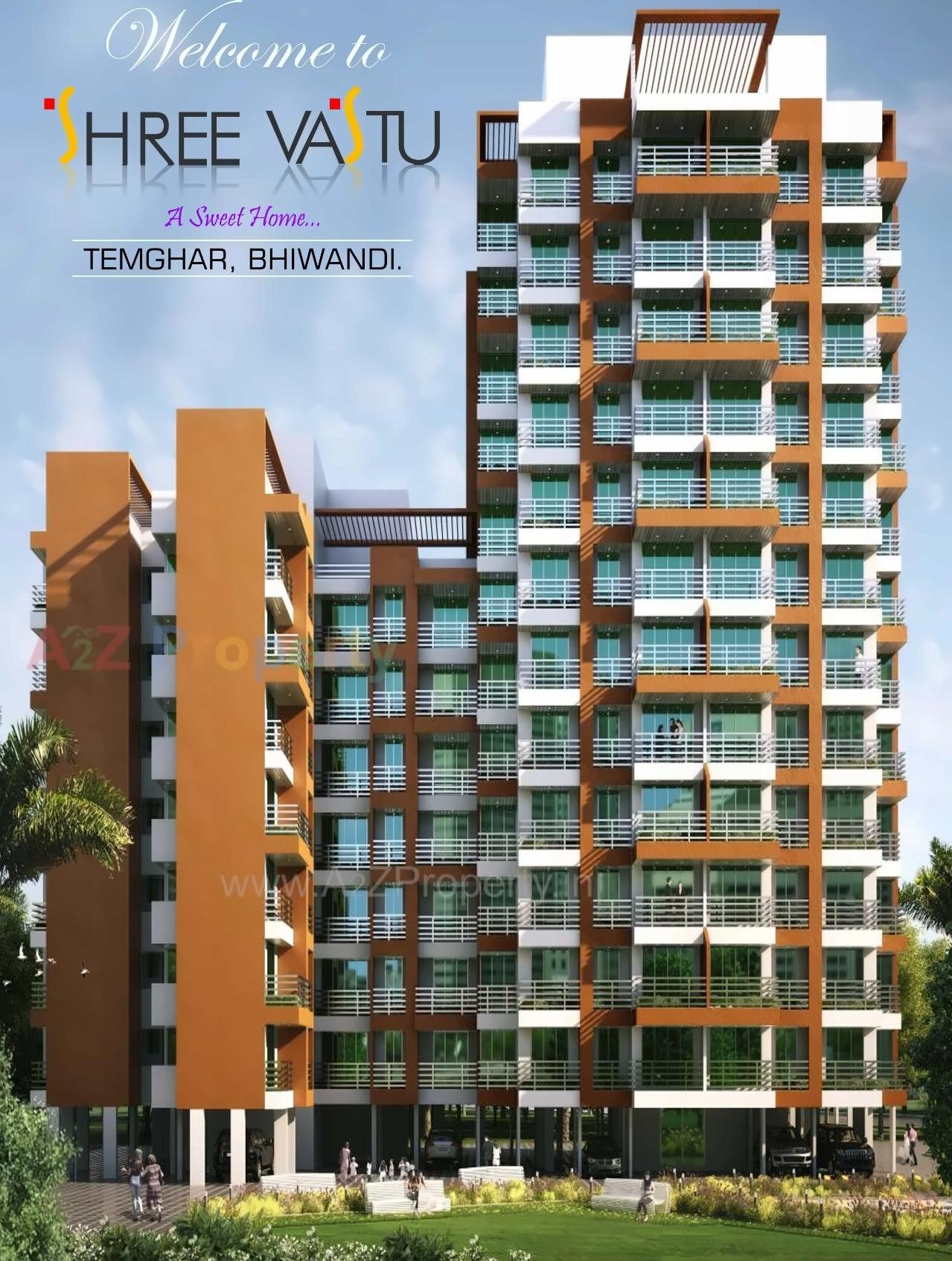 3D Elevation of real estate project Shree Vastu located at Bhiwandi-m-corp, Thane, Maharashtra