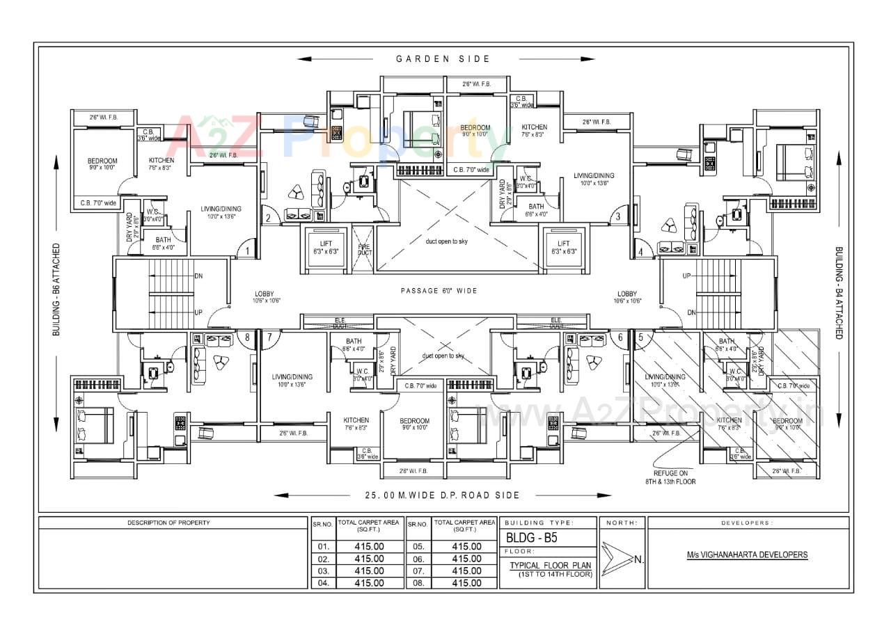 Vegnaharta3 of real estate project Shree Vignaharta Residency  B3, B4, located at Thane-m-corp, Thane, Maharashtra