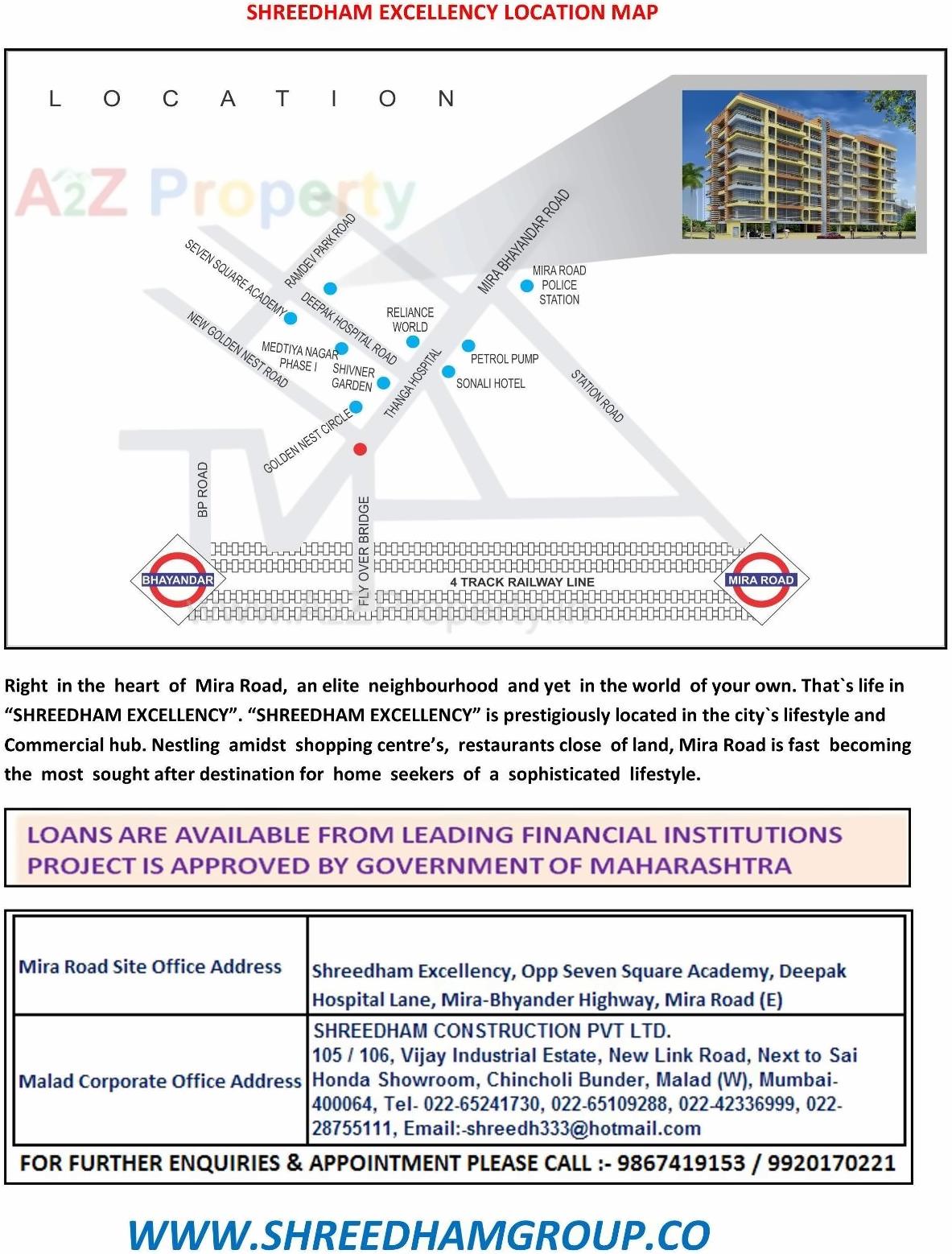  of real estate project Shreedham Excellency located at Mirabhayandar-m-corp, Thane, Maharashtra