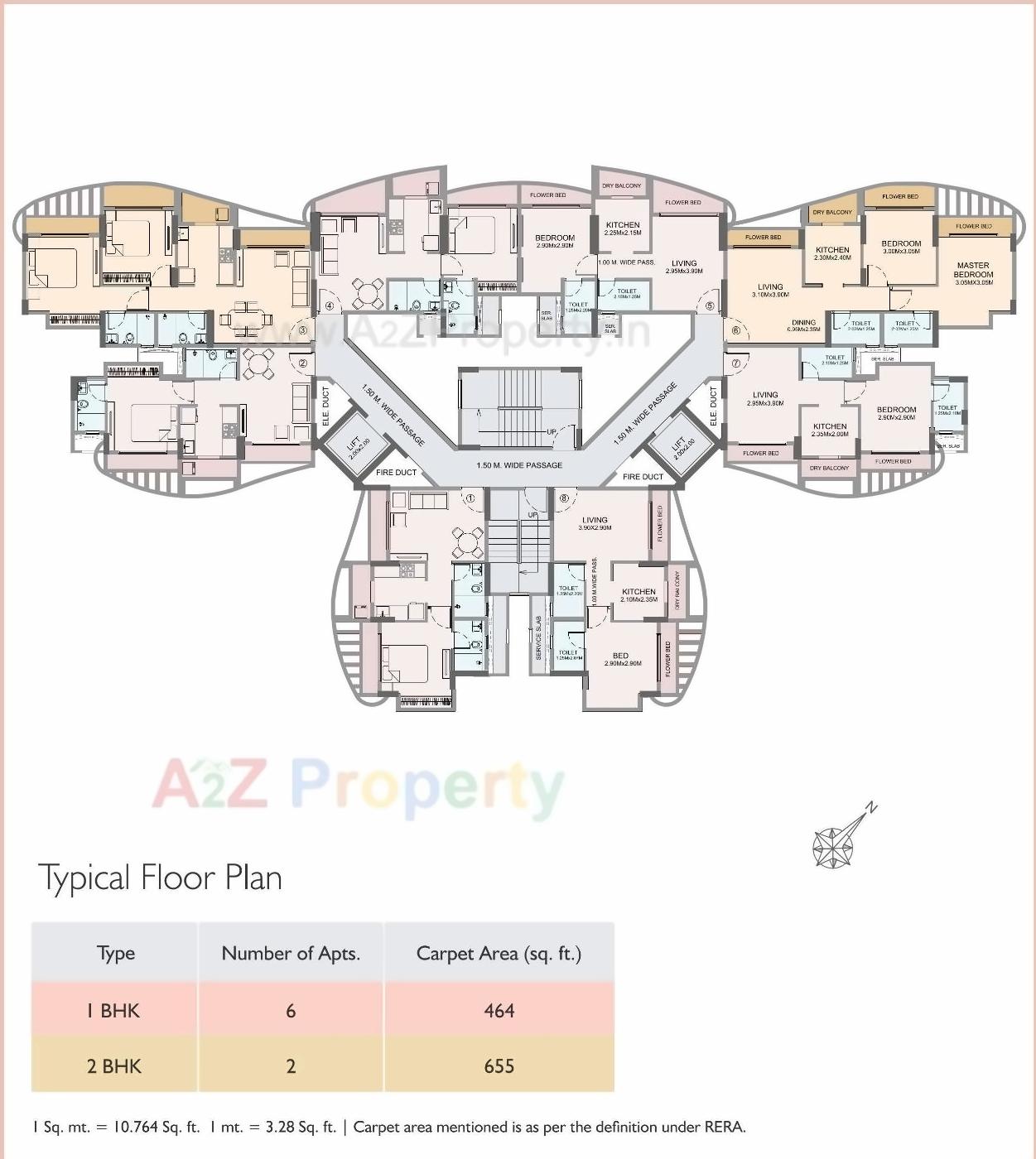 Layout of real estate project Shubh Atika located at Mirabhayandar-m-corp, Thane, Maharashtra