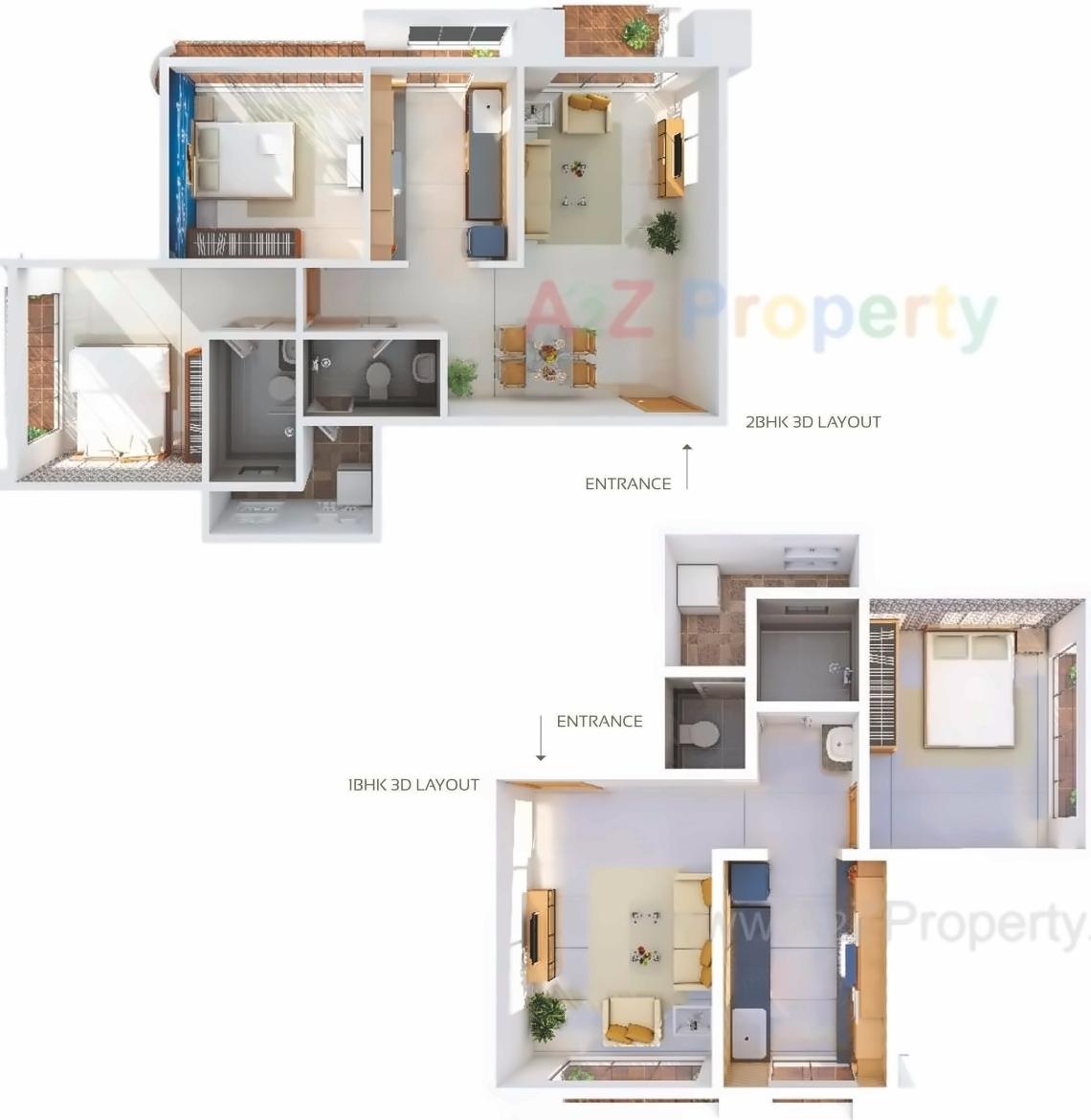 Layout of real estate project Signature Residency located at Thane-m-corp, Thane, Maharashtra