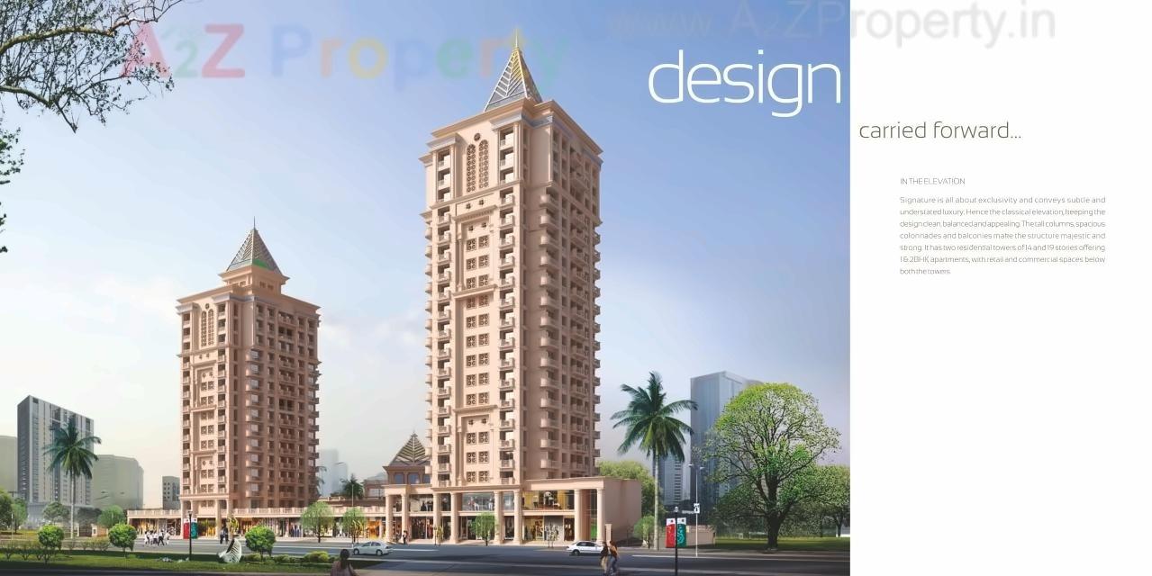 3D Elevation of real estate project Signature Residency located at Thane-m-corp, Thane, Maharashtra