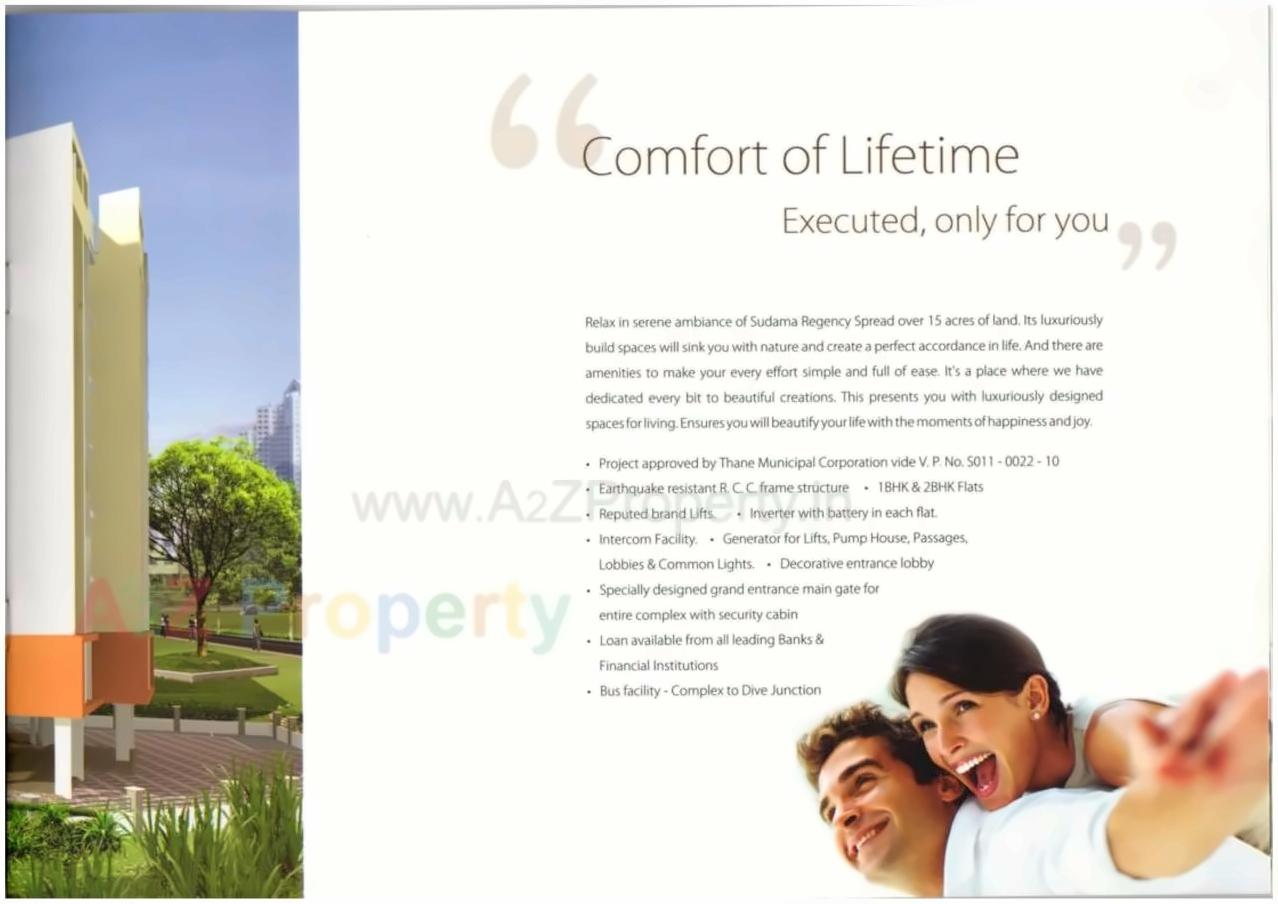  of real estate project Sudama Regency  1, located at Thane-m-corp, Thane, Maharashtra
