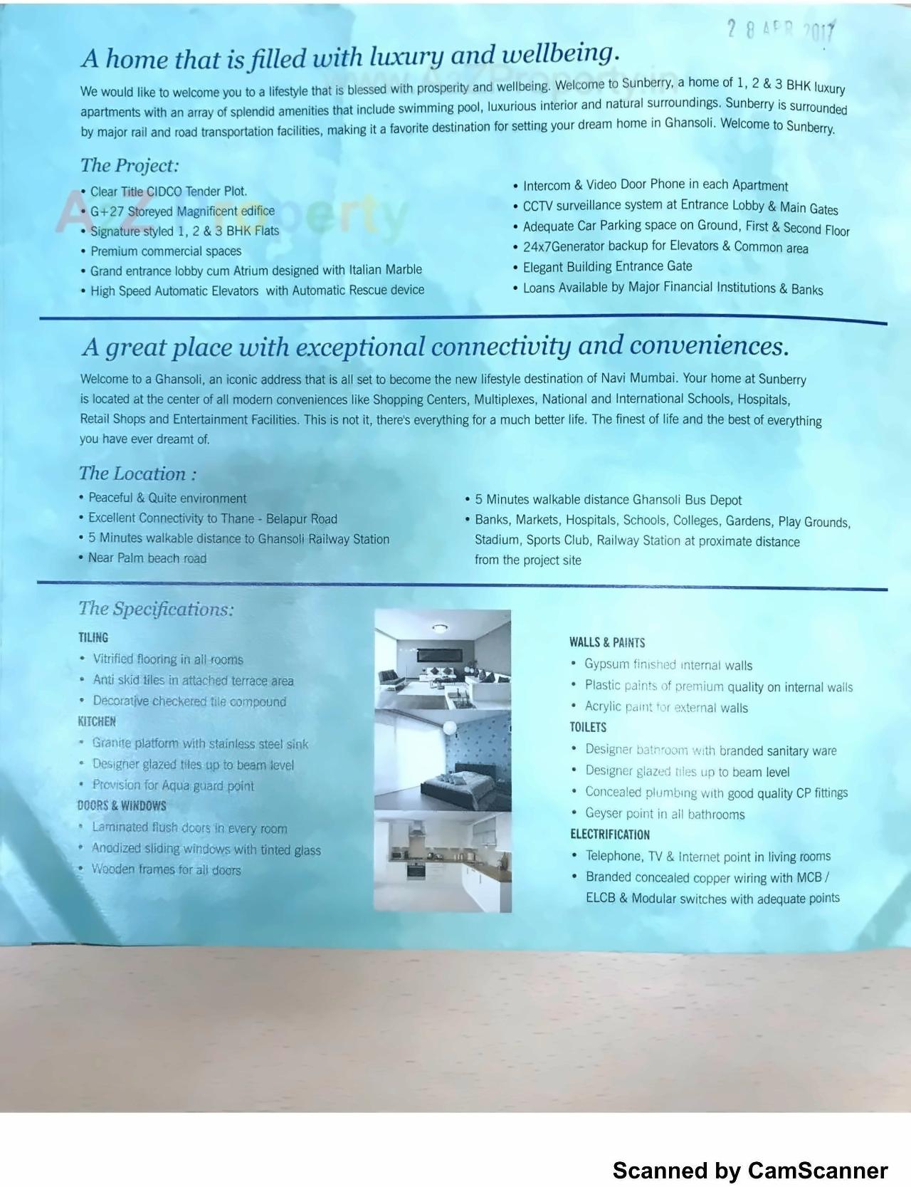  of real estate project Sunberry located at Navi-mumbai-m-corp, Thane, Maharashtra