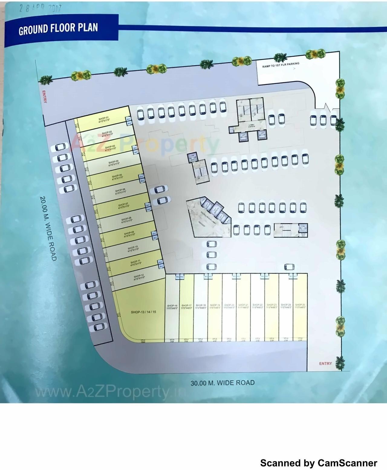 Layout of real estate project Sunberry located at Navi-mumbai-m-corp, Thane, Maharashtra