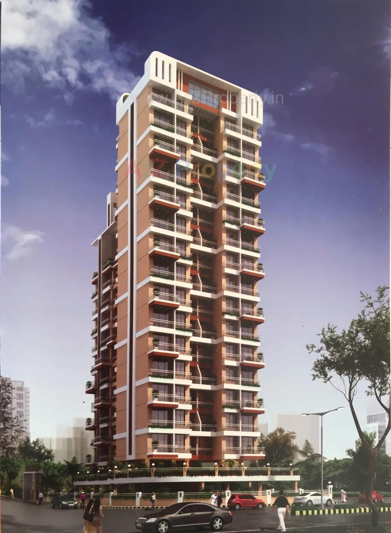 3D Elevation of real estate project Sunshine Heights located at Navi-mumbai-m-corp, Thane, Maharashtra