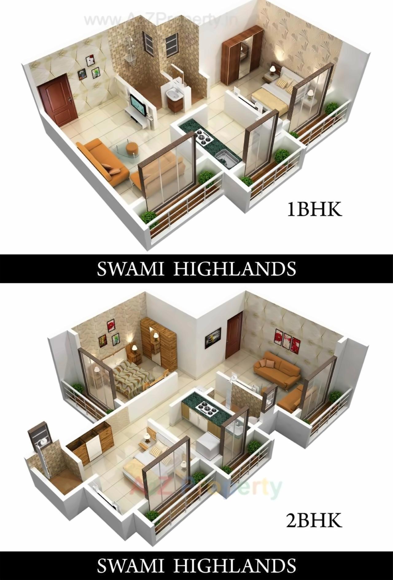 Layout of real estate project Swami Highlands located at Badlapur-m-cl, Thane, Maharashtra