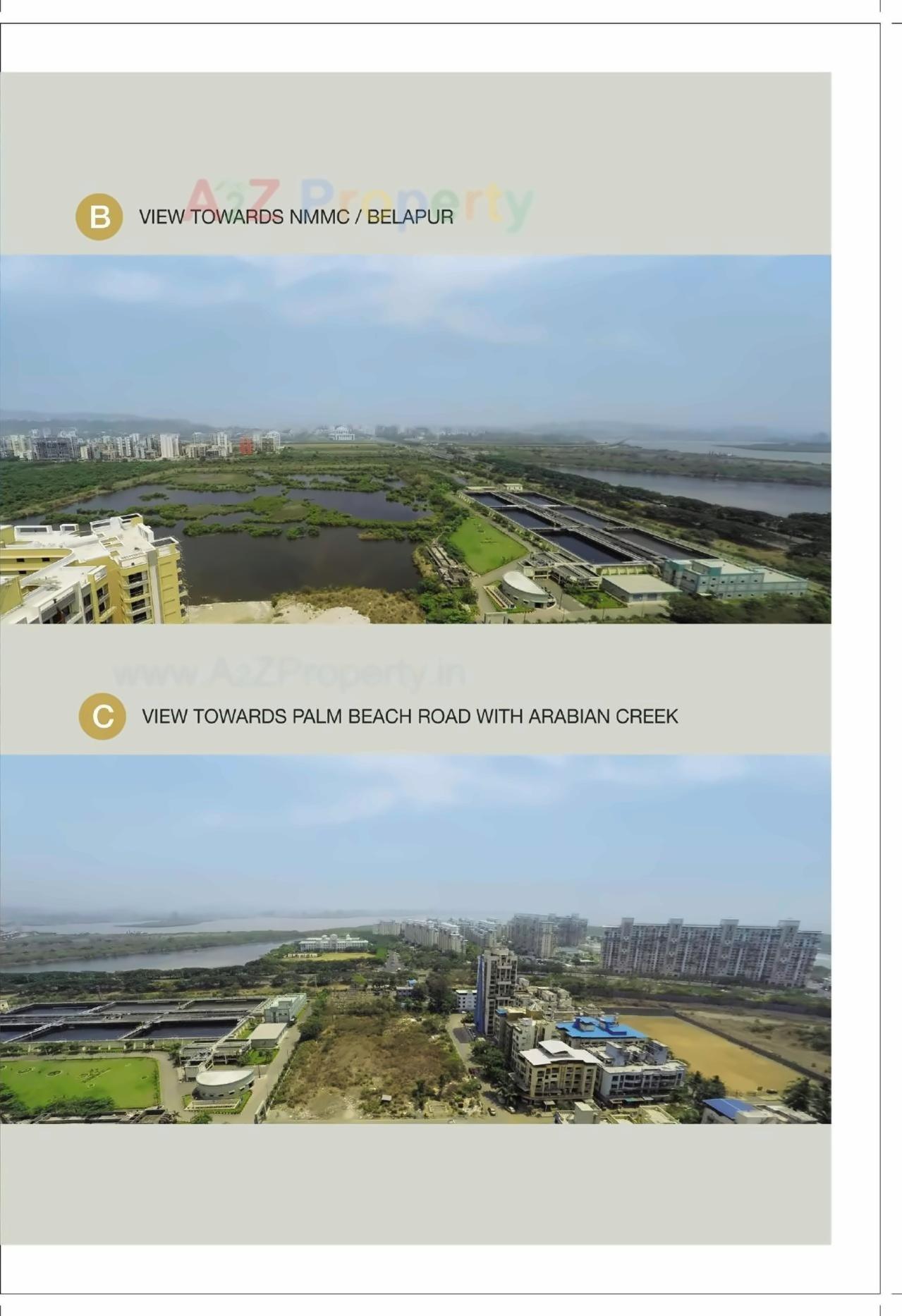 3D Elevation of real estate project The Palms located at Navi-mumbai-m-corp, Thane, Maharashtra