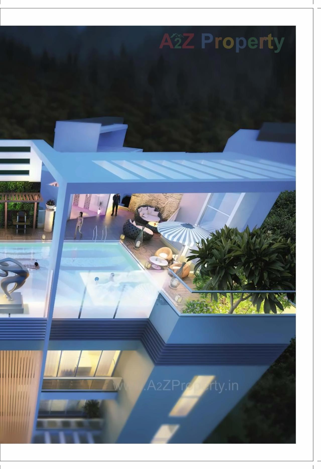 3D Elevation of real estate project The Palms located at Navi-mumbai-m-corp, Thane, Maharashtra