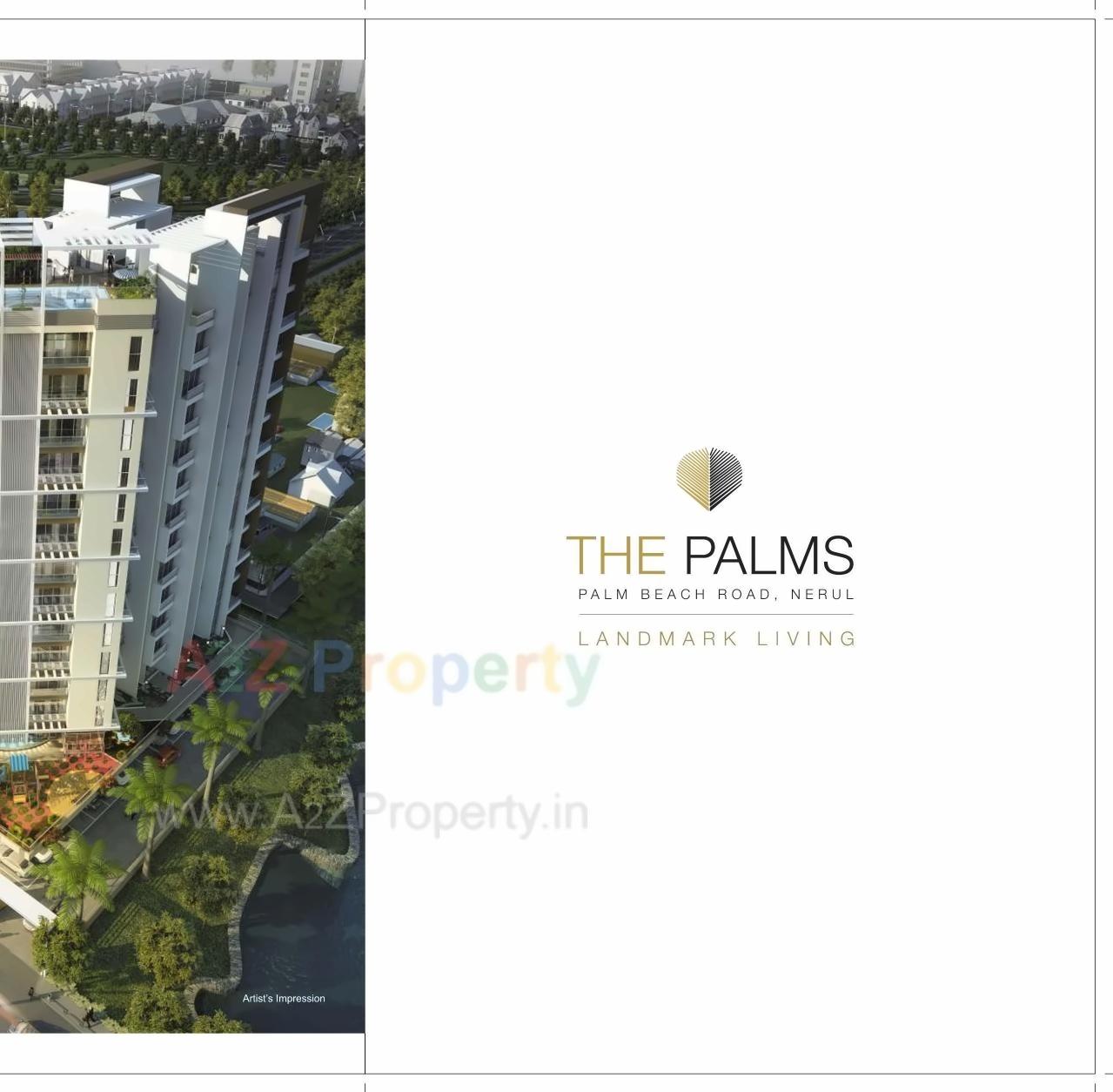 3D Elevation of real estate project The Palms located at Navi-mumbai-m-corp, Thane, Maharashtra