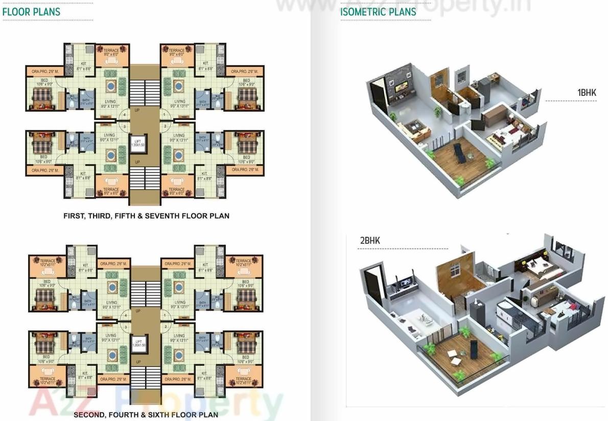 Layout of real estate project The Woods located at Ambarnath-r, Thane, Maharashtra
