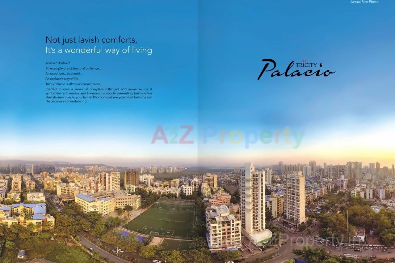 3D Elevation of real estate project Tricity Palacio located at Navi-mumbai-m-corp, Thane, Maharashtra