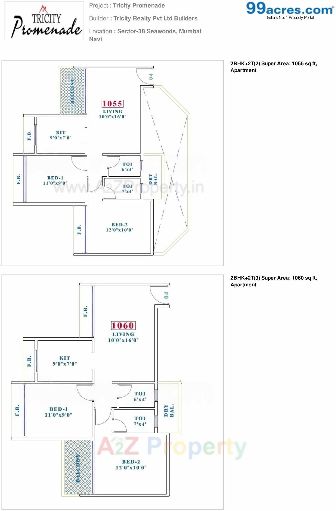  of real estate project Tricity Promenade located at Navi-mumbai-m-corp, Thane, Maharashtra