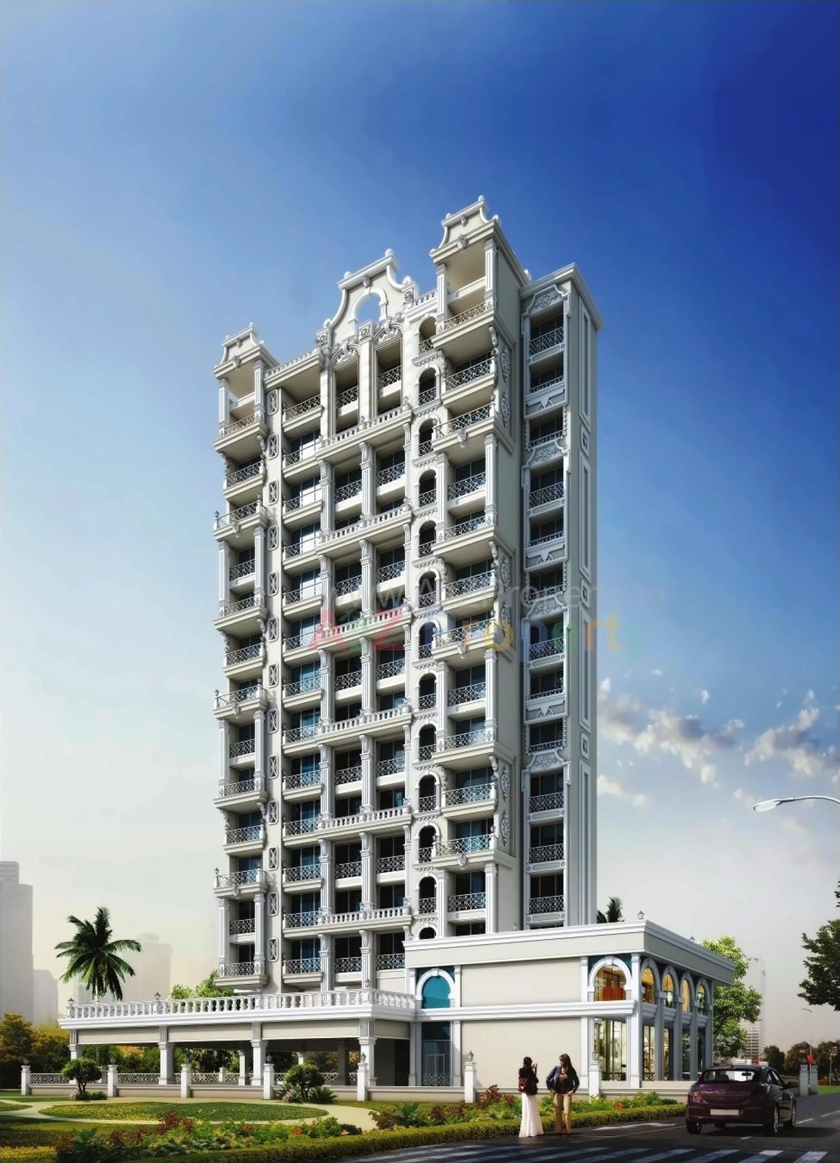 3D Elevation of real estate project Tritan Meadows located at Navi-mumbai-m-corp, Thane, Maharashtra