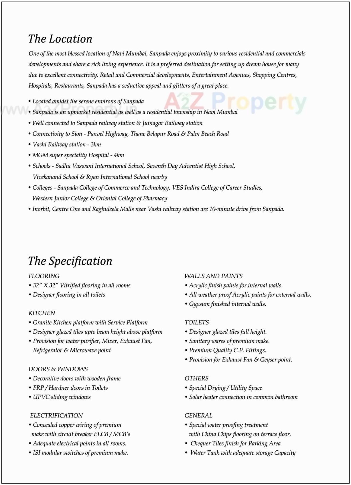  of real estate project Tritan Meadows located at Navi-mumbai-m-corp, Thane, Maharashtra