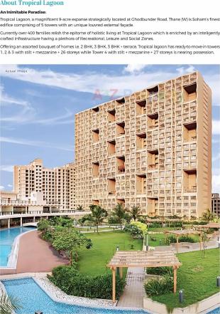 Elevation of real estate project Tropical Lagoon    Jacaranda located at Thane-m-corp, Thane, Maharashtra