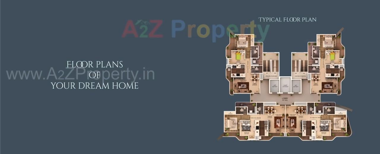 Layout of real estate project Tropical Panache located at Thane-m-corp, Thane, Maharashtra