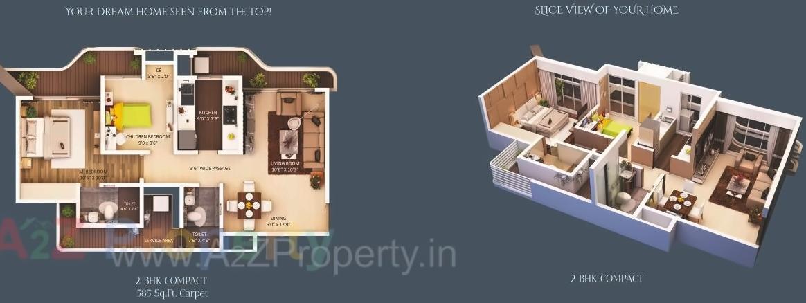Layout of real estate project Tropical Panache located at Thane-m-corp, Thane, Maharashtra