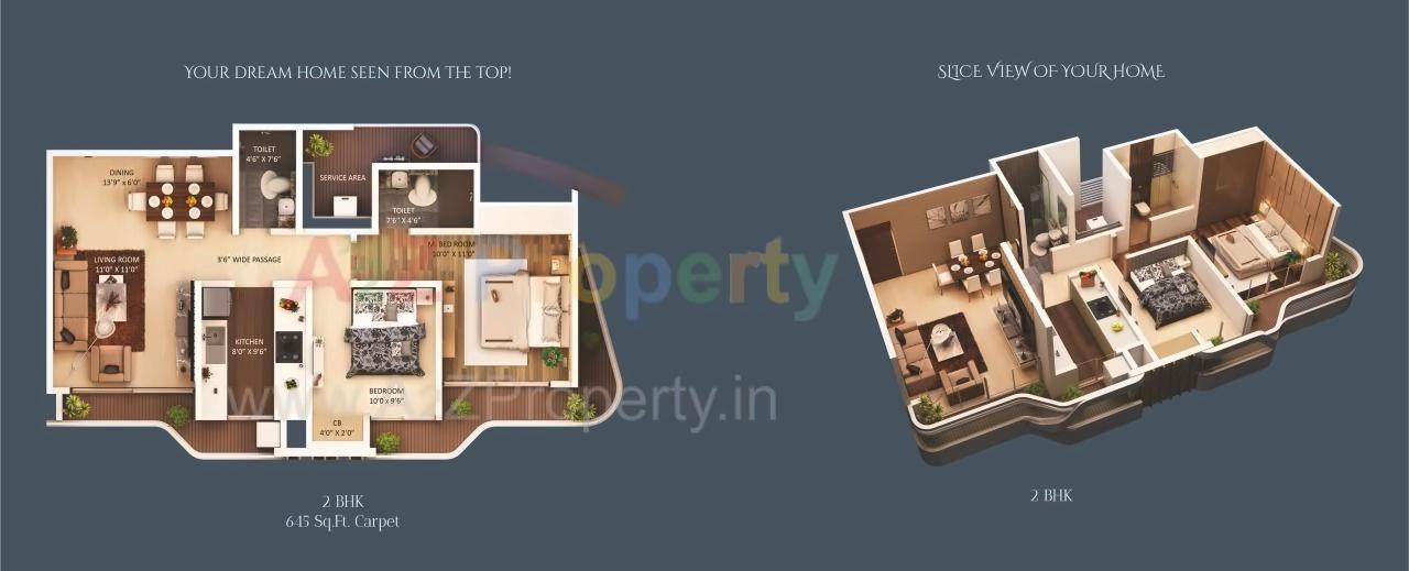 Layout of real estate project Tropical Panache located at Thane-m-corp, Thane, Maharashtra