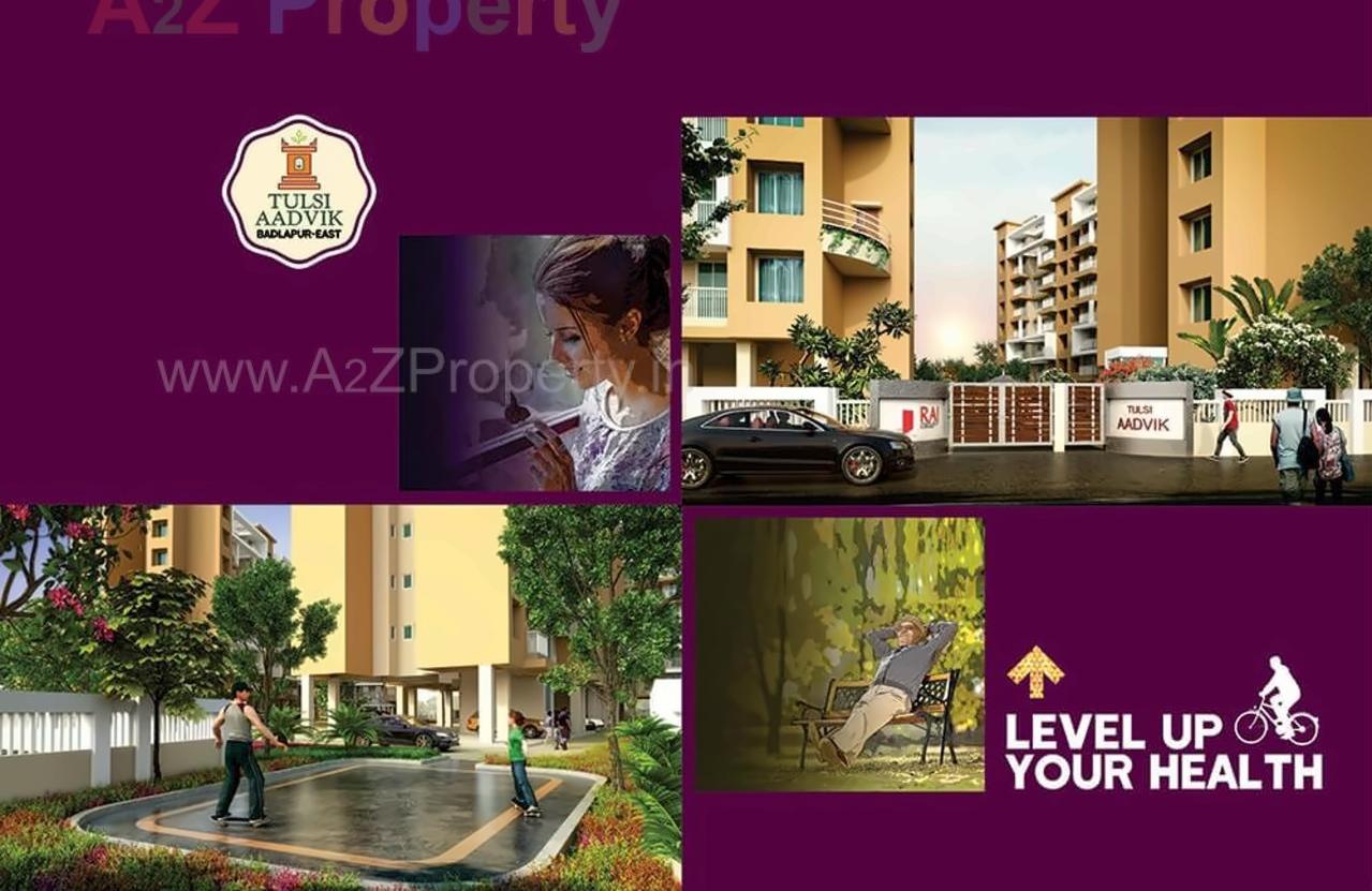 3D Elevation of real estate project Tulsi Aadvik located at Badlapur-m-cl, Thane, Maharashtra