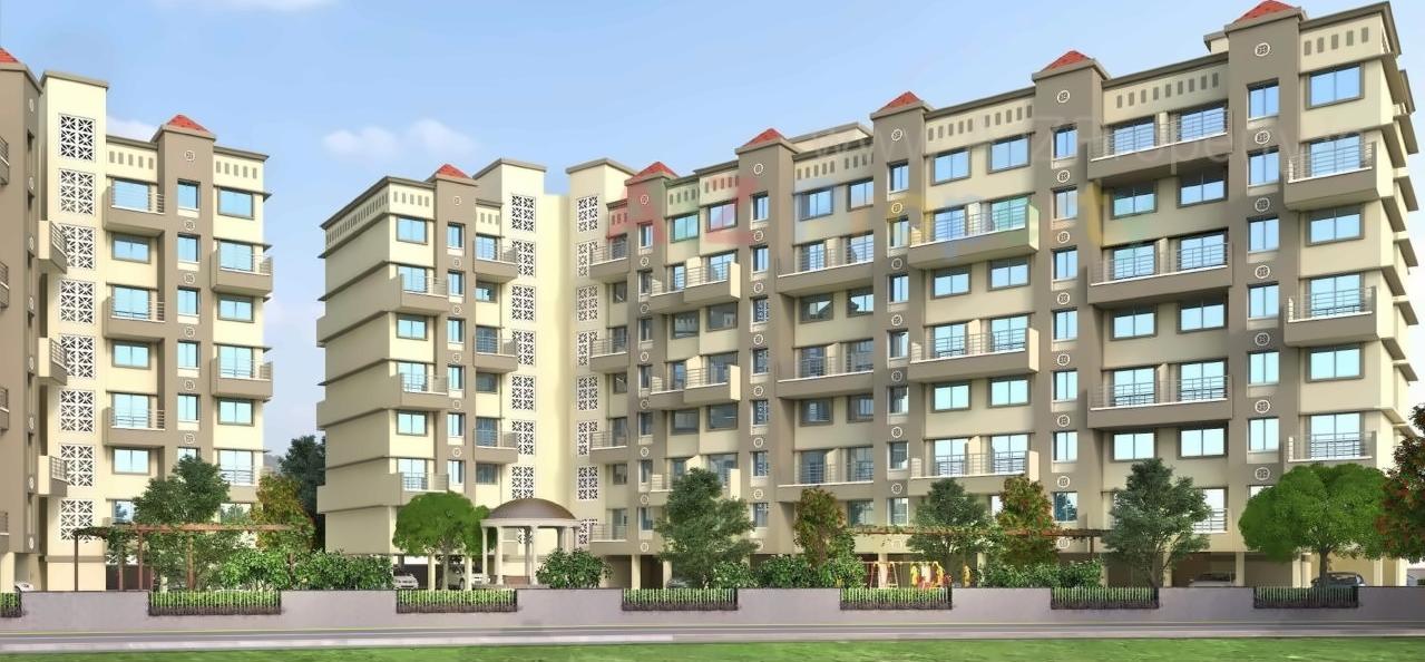 3D Elevation of real estate project Tulsi Aahan located at Badlapur-m-cl, Thane, Maharashtra