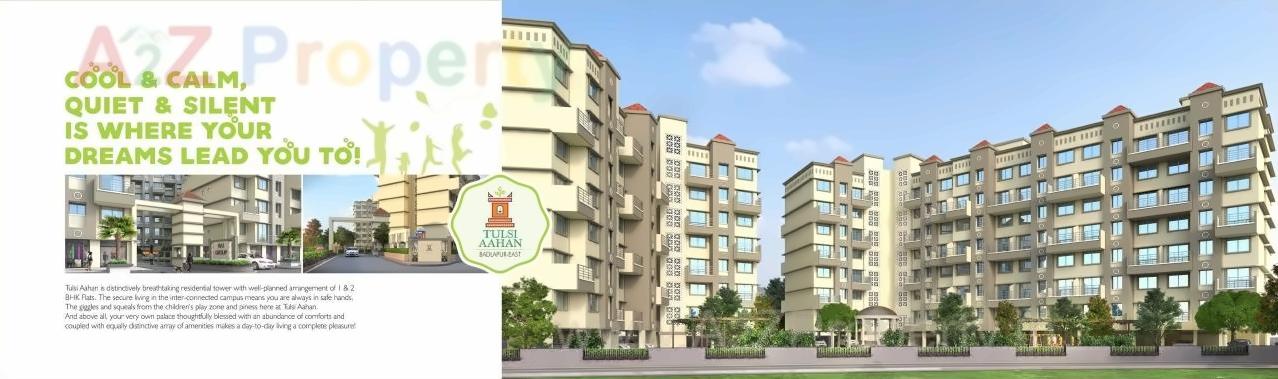 3D Elevation of real estate project Tulsi Aahan located at Badlapur-m-cl, Thane, Maharashtra