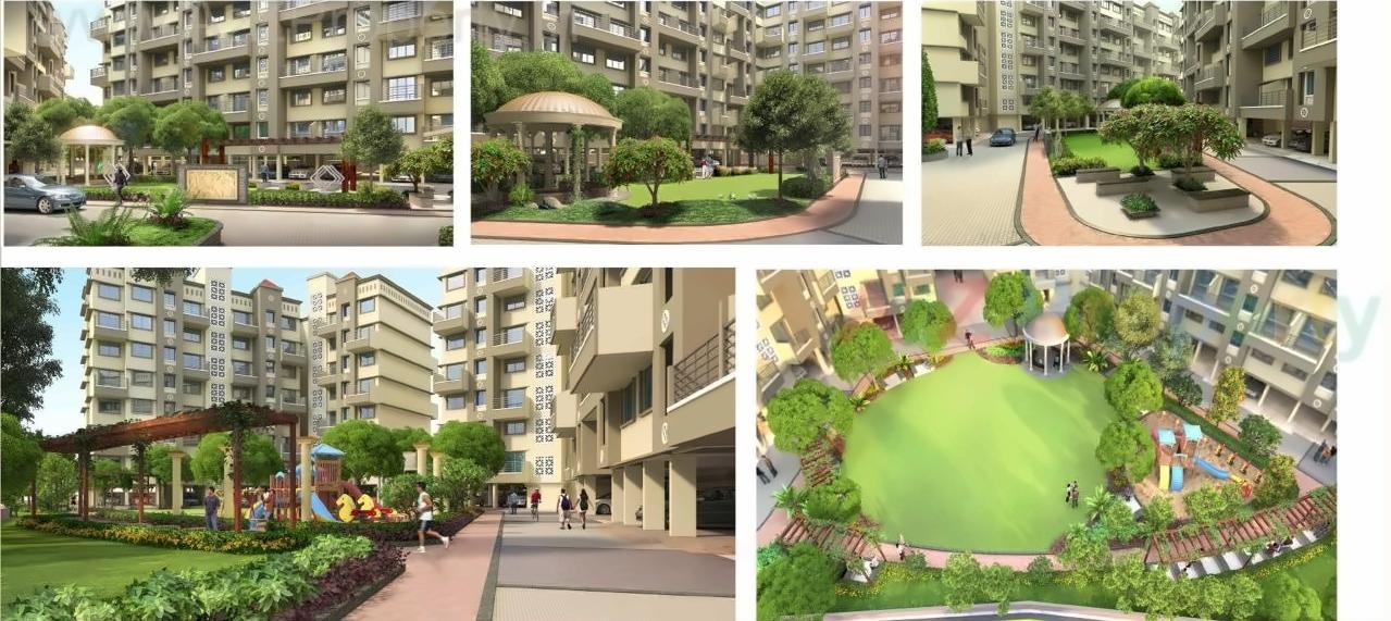 3D Elevation of real estate project Tulsi Aahan located at Badlapur-m-cl, Thane, Maharashtra