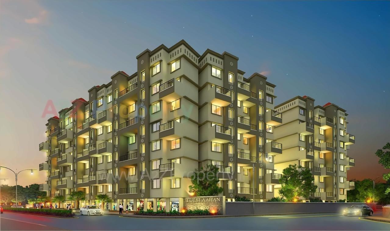 3D Elevation of real estate project Tulsi Aahan located at Badlapur-m-cl, Thane, Maharashtra