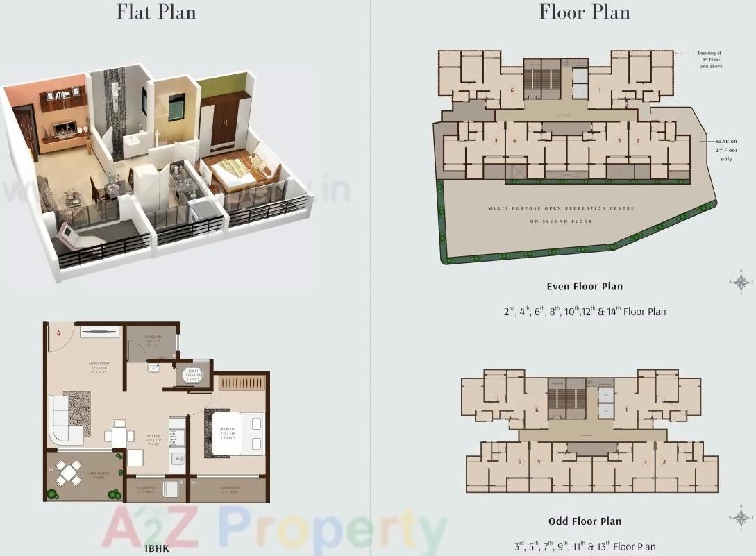Layout of real estate project Uma Galaxy located at Titwala, Thane, Maharashtra