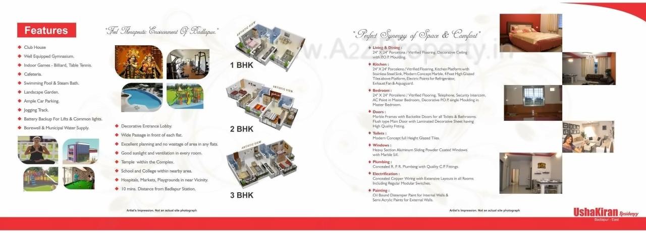  of real estate project Usha Kiran Residency located at Badlapur-m-cl, Thane, Maharashtra