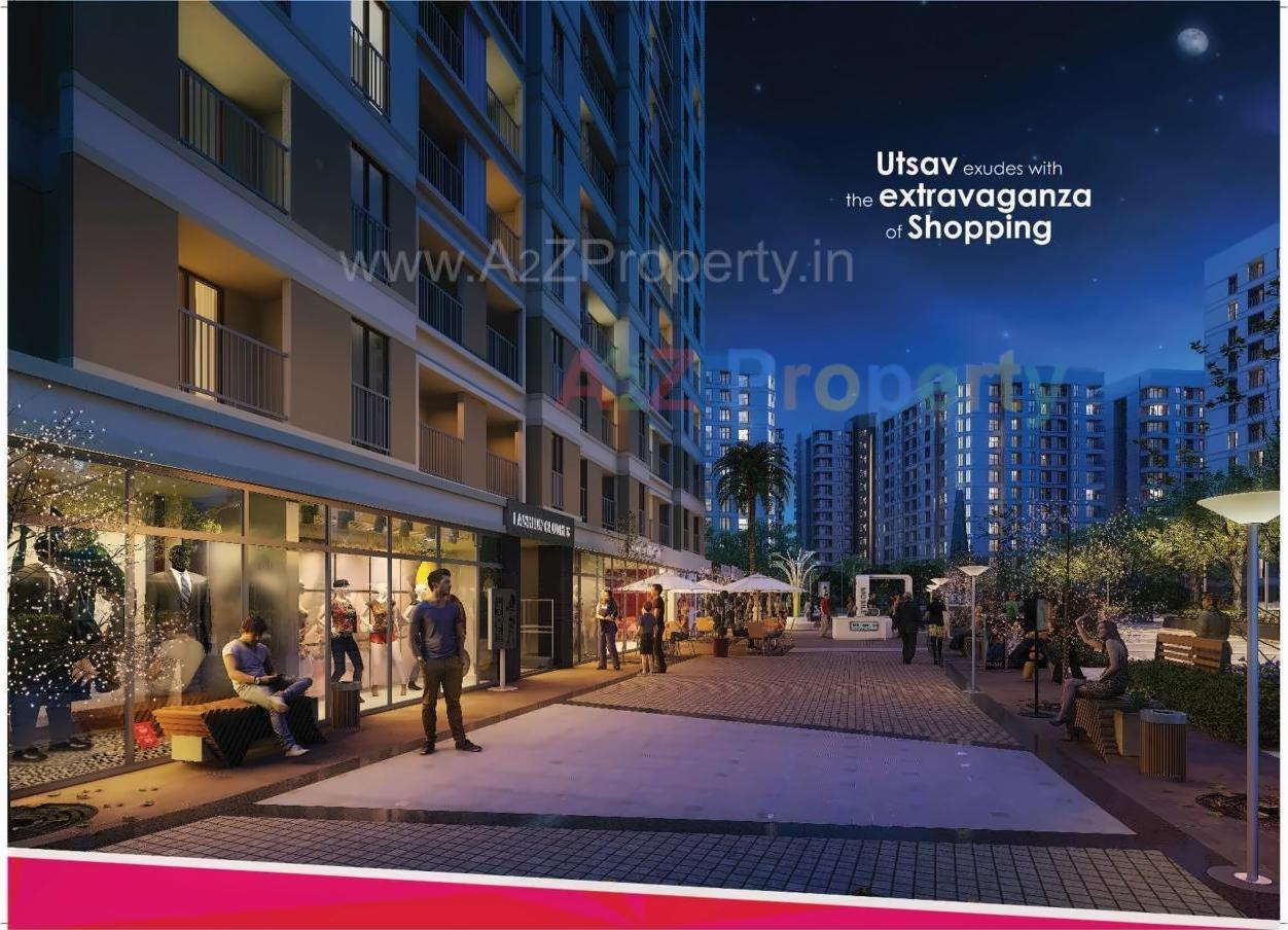 3D Elevation of real estate project Utsav located at Bhiwandi-m-corp, Thane, Maharashtra
