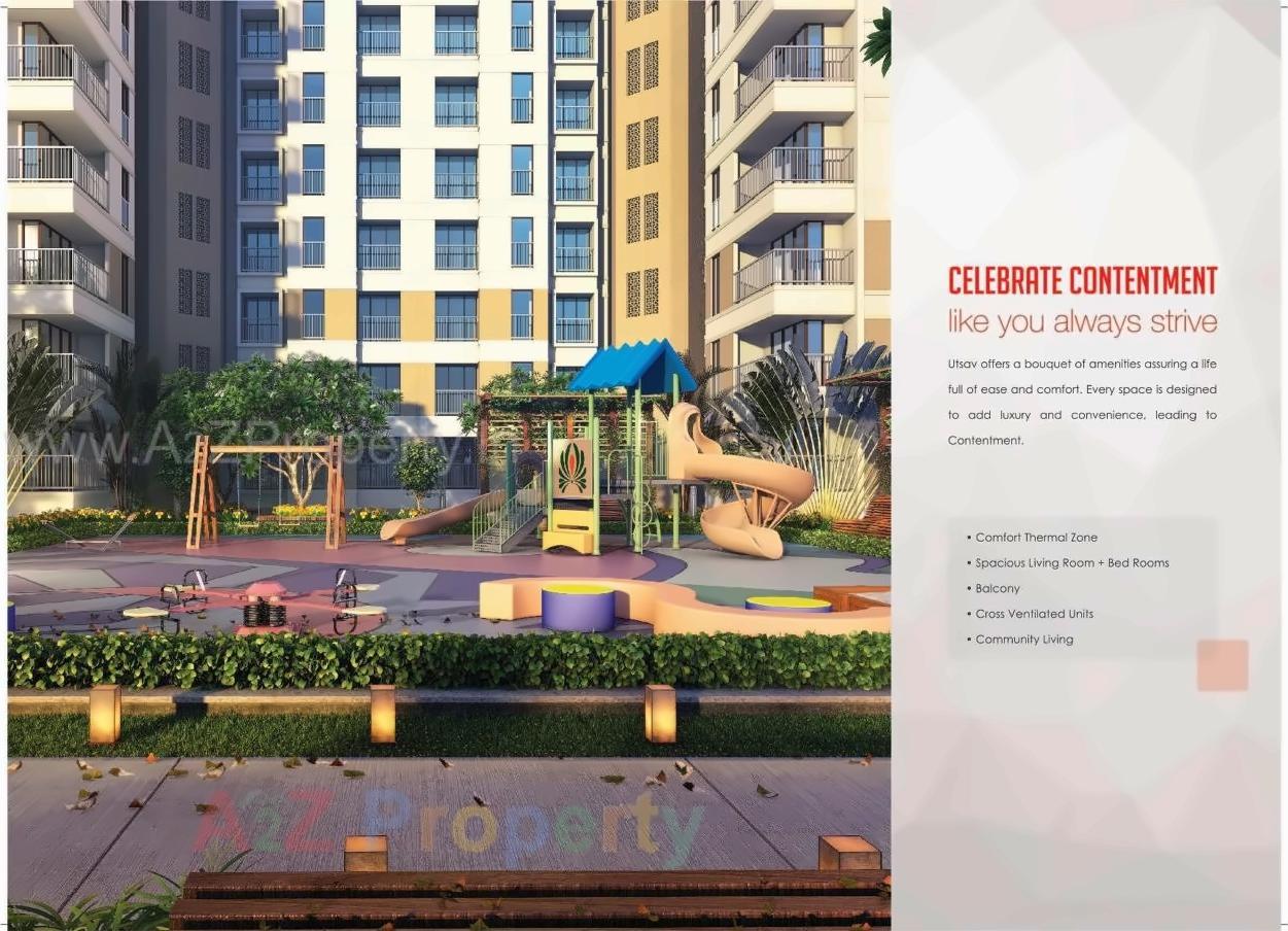 3D Elevation of real estate project Utsav located at Bhiwandi-m-corp, Thane, Maharashtra