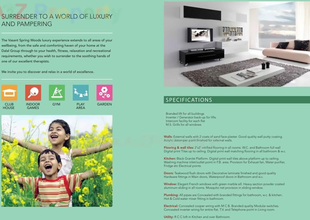  of real estate project Vasant Springwoods located at Badlapur-m-cl, Thane, Maharashtra