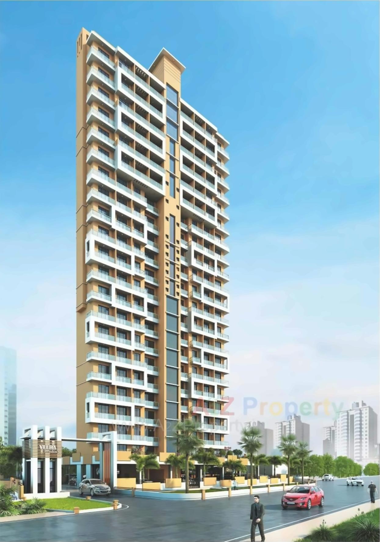 3D Elevation of real estate project Veera Residency located at Thane-m-corp, Thane, Maharashtra