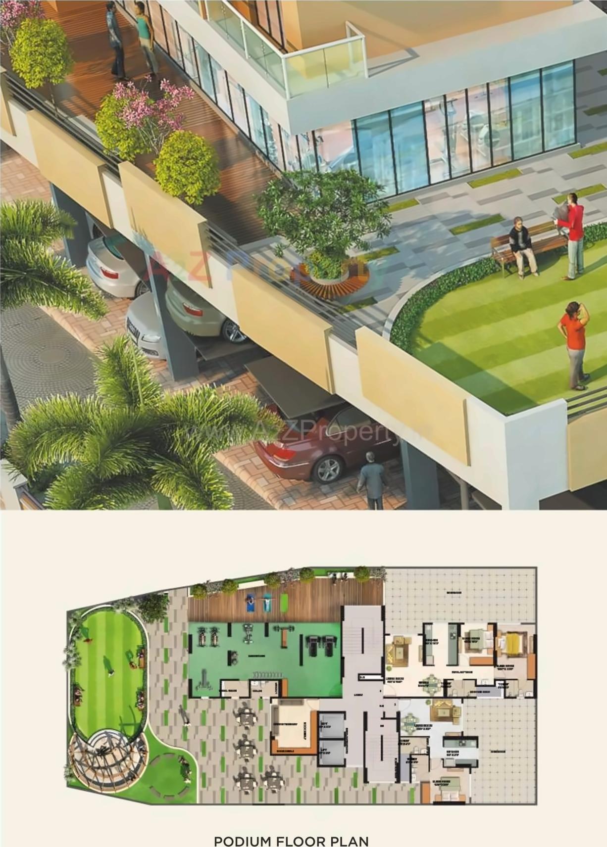 3D Elevation of real estate project Veera Residency located at Thane-m-corp, Thane, Maharashtra