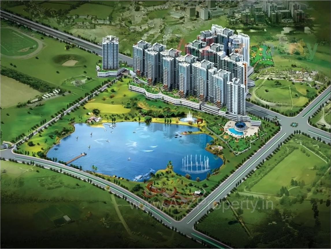3D Elevation of real estate project Versatile Valley located at Nelje, Thane, Maharashtra